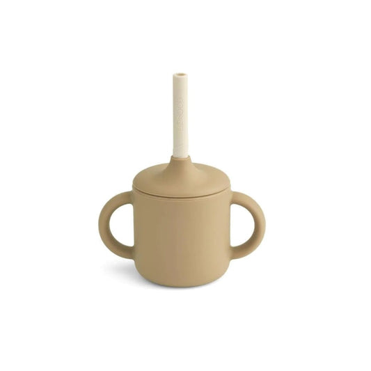 Liewood Cameron Sippy Cup - Oat/Sandy Mix