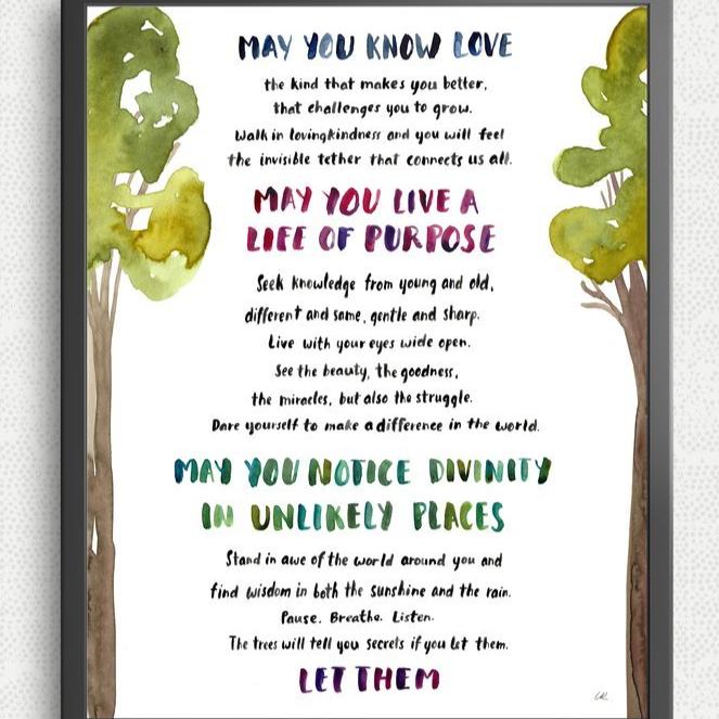 My Wish For You Print by Little Truths Studio (FREE DELIVERY)
