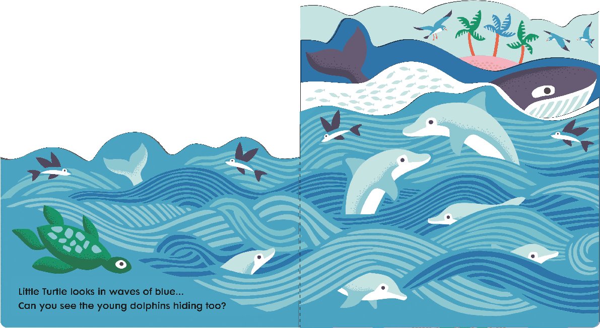 Into The Ocean - Children's Board Book | Soren's House