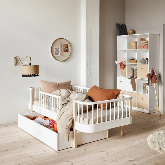 Oliver Furniture Wood Original Junior Day Bed - White/Oak