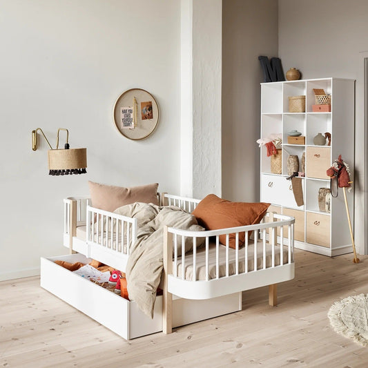 Oliver Furniture Wood Original Bed - White/Oak