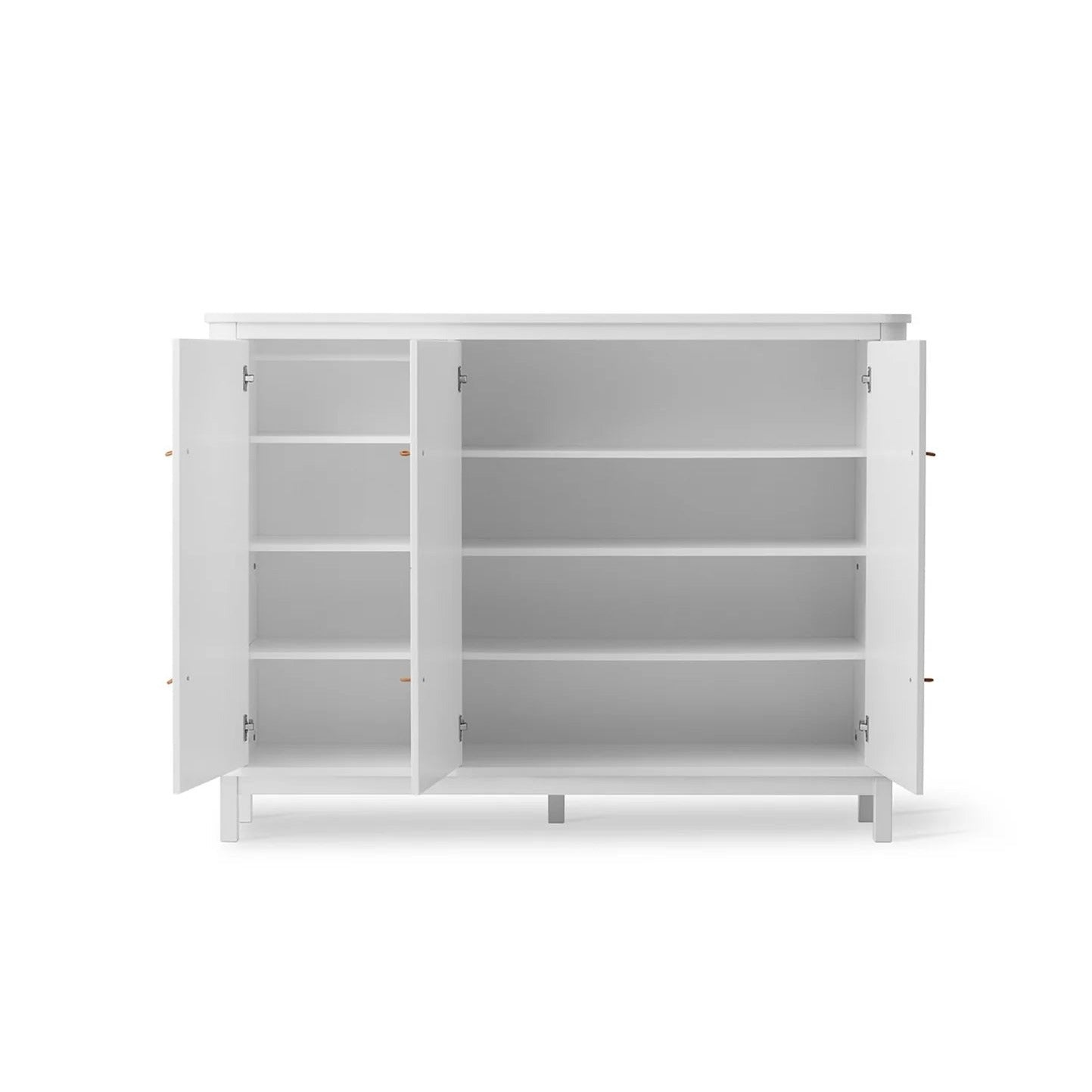 Oliver Furniture Wood Multi Cupboard - 3 Doors - White