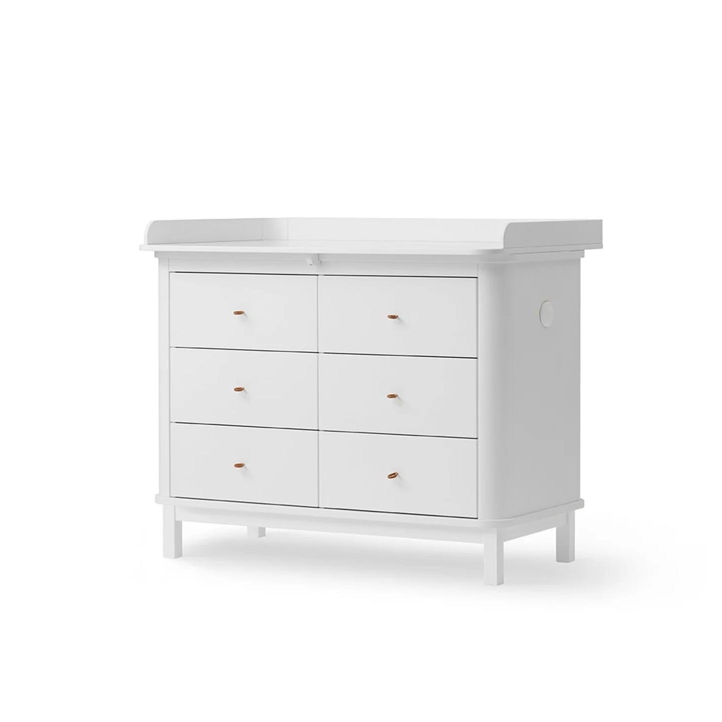 Oliver Furniture Wood Dresser - 6 Drawers - White
