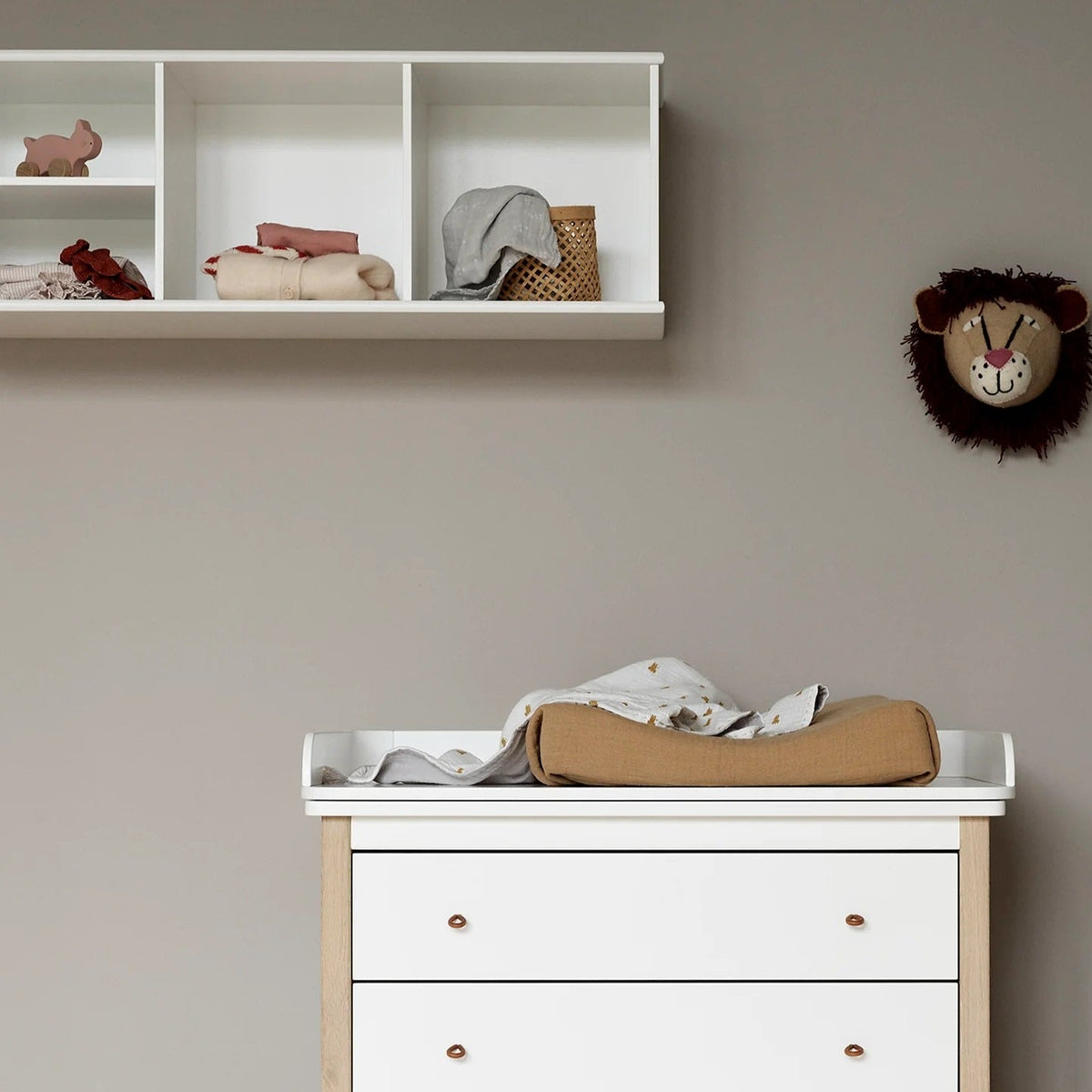 Wood Shelving Unit 3 x 1 Support