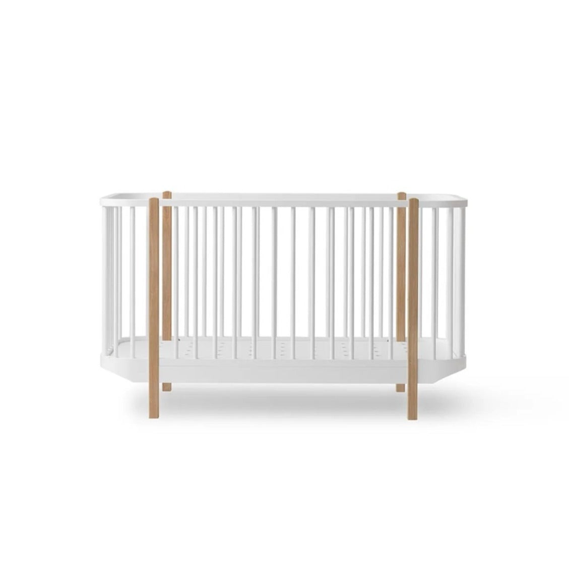 Oliver Furniture Wood Cot - White/Oak