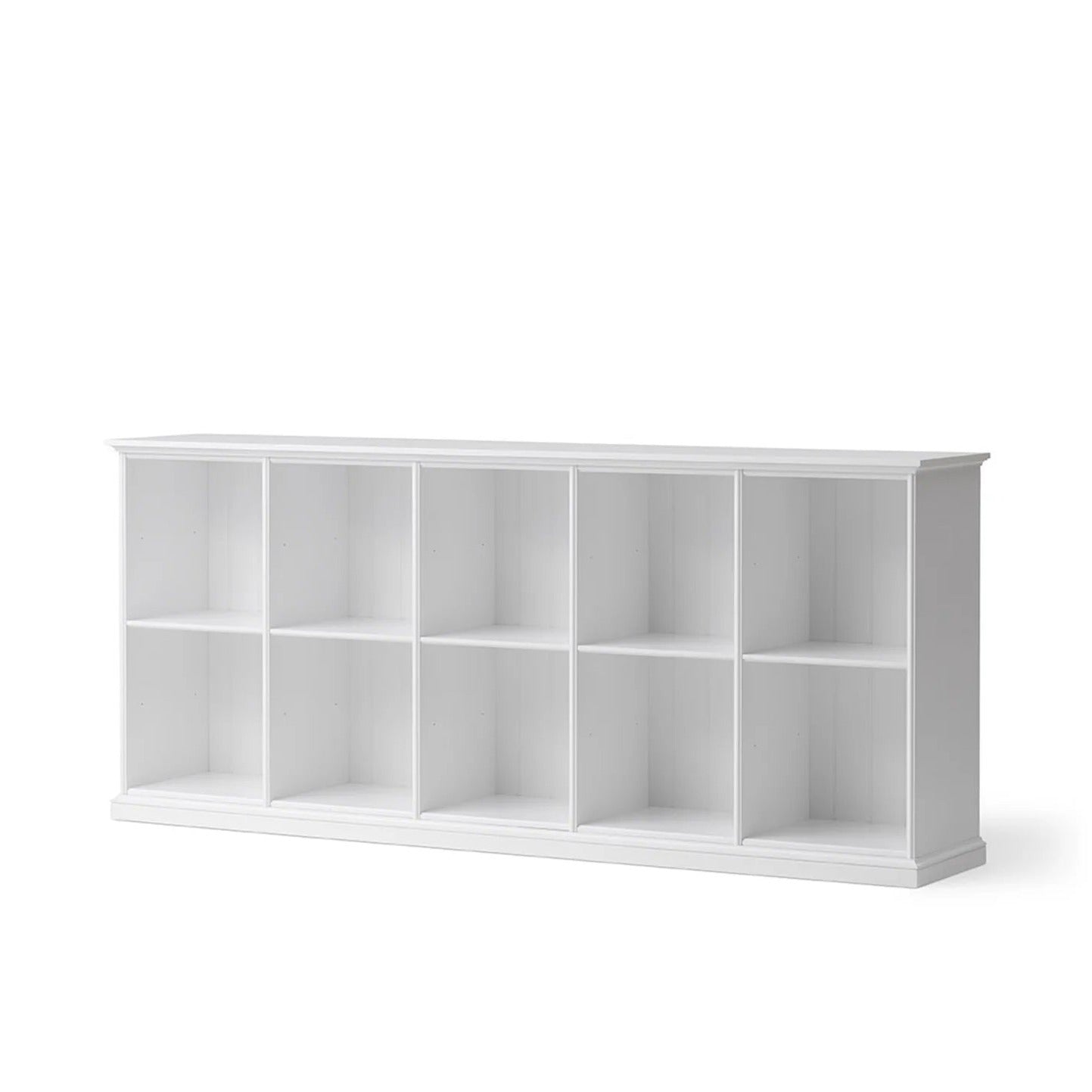 Oliver Furniture Seaside Low Standing Cabinet - 10 Shelves