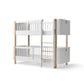 Oliver Furniture Wood Mini+ Low Bunk Bed - White/Oak