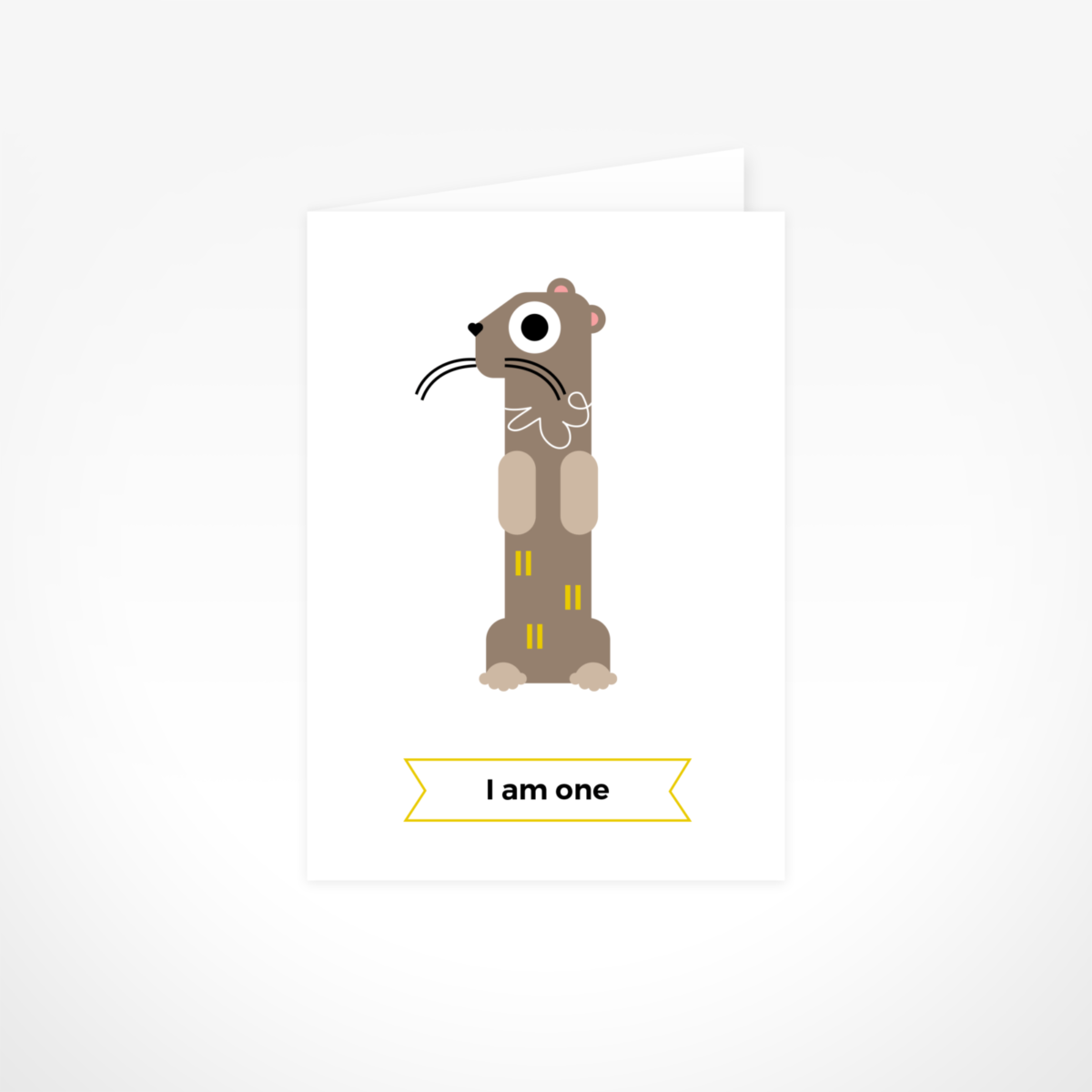 I Am One Greeting Card