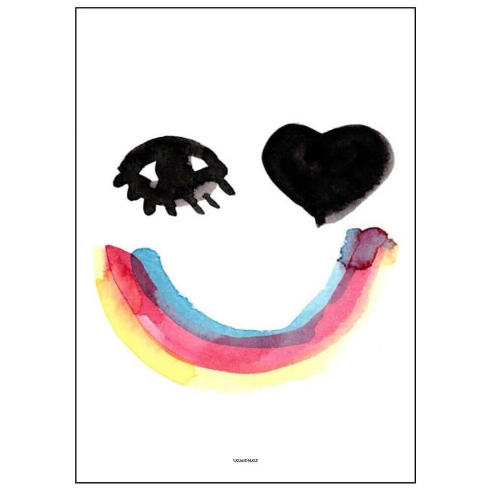 & Print Heart Eyes