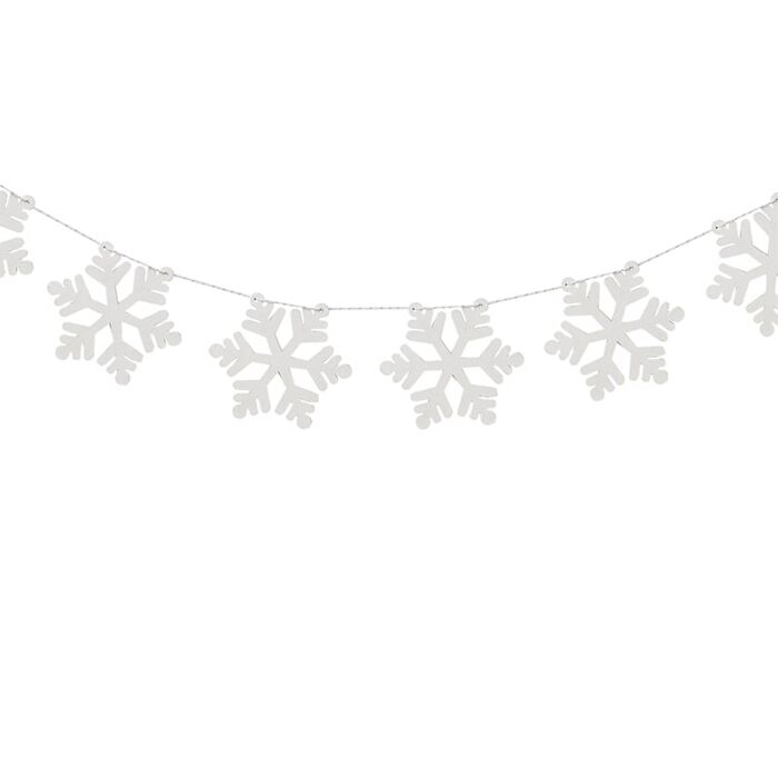 Wooden Snowflake Bunting By Ginger Ray