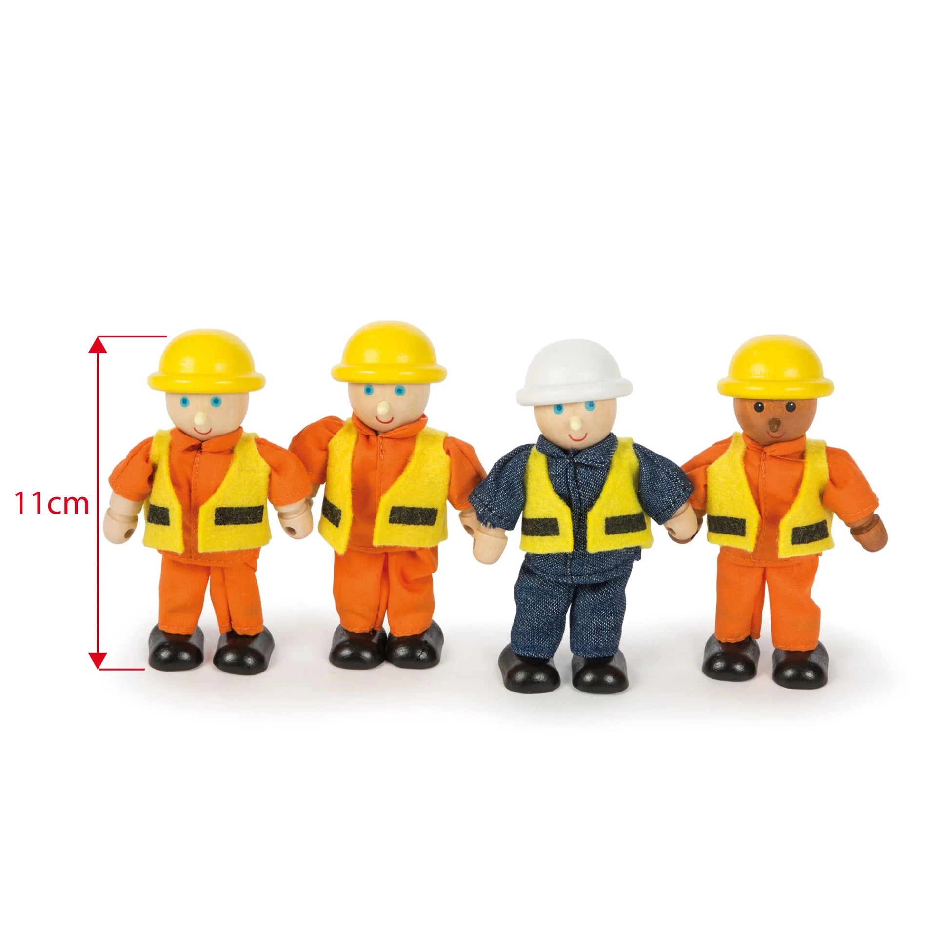 Tidlo Wooden Builder Figures