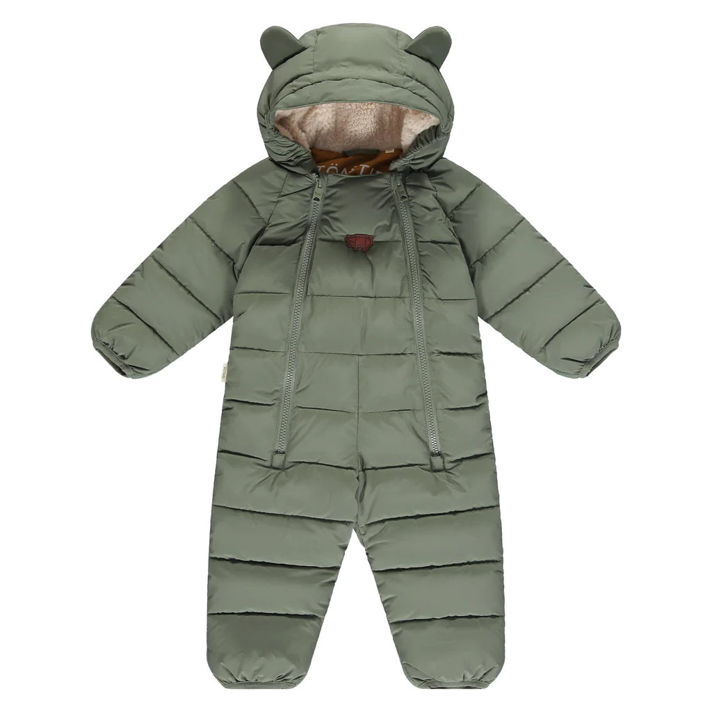 Toastie Kids Quilted Onesie - Sage