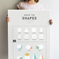 We Are Squared Educational Poster - Shapes