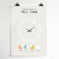 We Are Squared Educational Poster - Tell Time