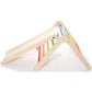 Sawdust & Rainbows Wee'UN Pikler Triangle Climbing Frame