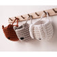 Zuri House Crochet Bunny Basket - Marl Mint